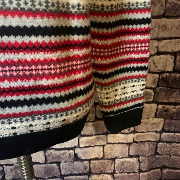 Talbots Fair Isle Cardigan Size MP - Picture 7 of 9